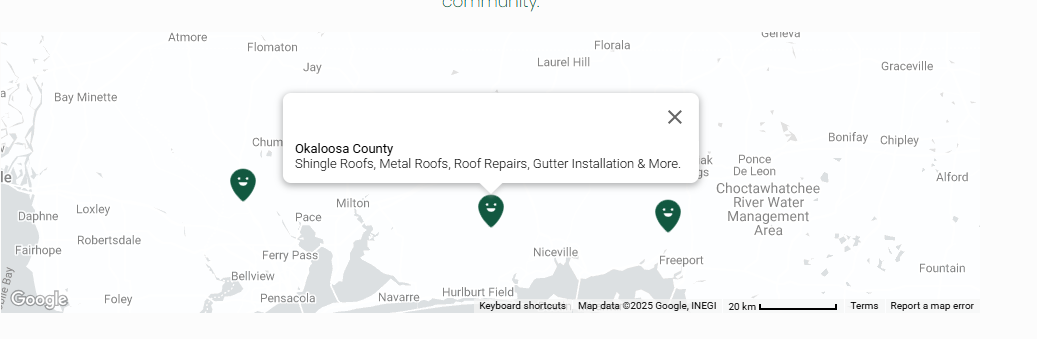 MAP OKALOOSA COUNTY